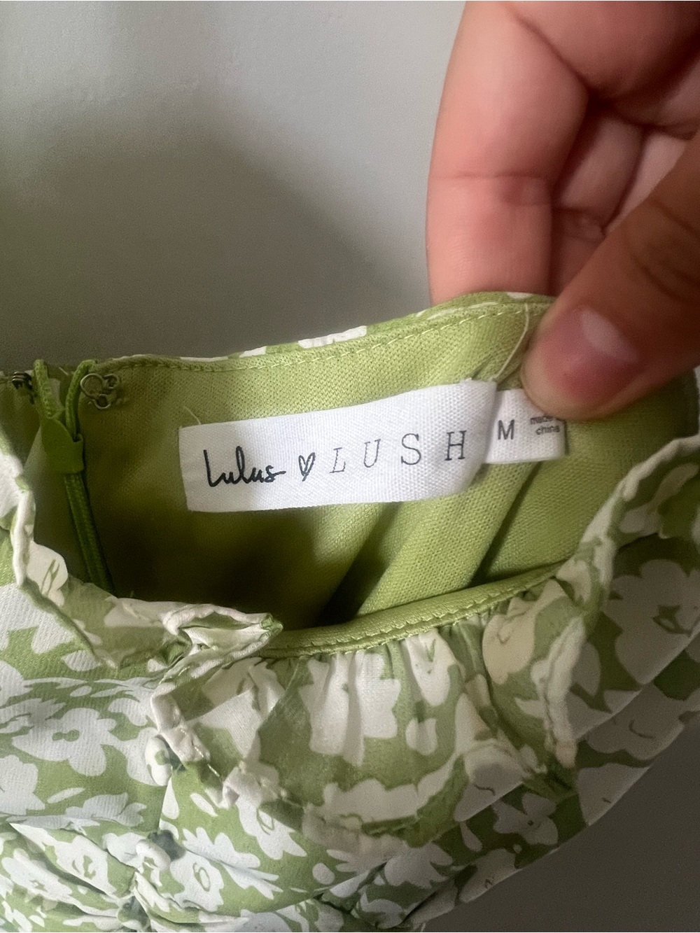 Lulus Timeless Touch Green Floral Print A-line Midi Dress - Size M - Picture 4 of 5